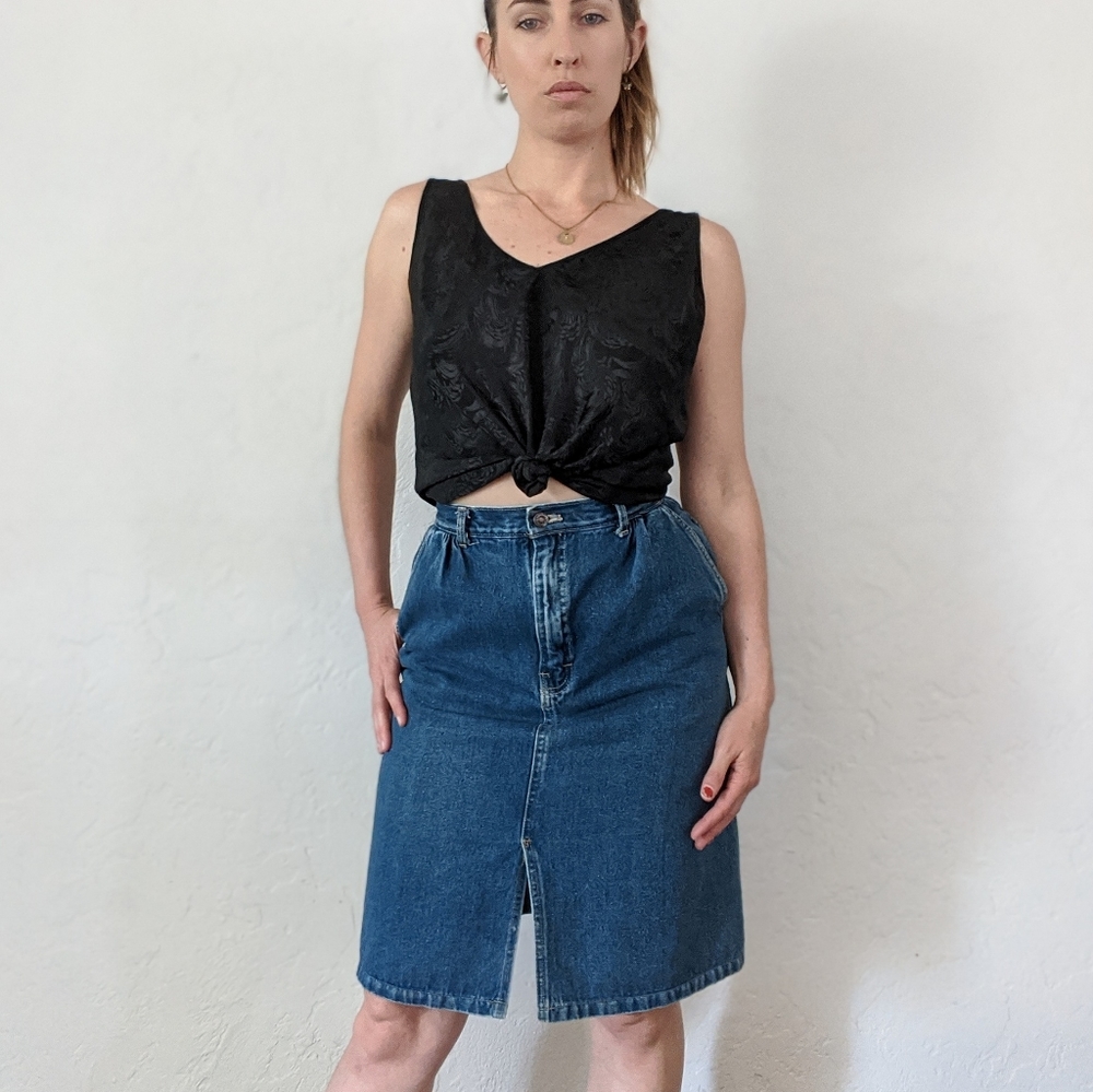 Demin skirt